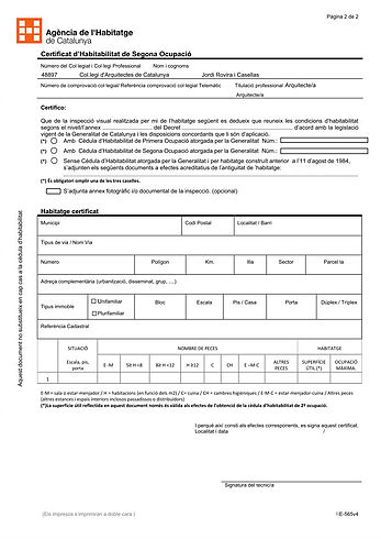 certificado habitabilidad